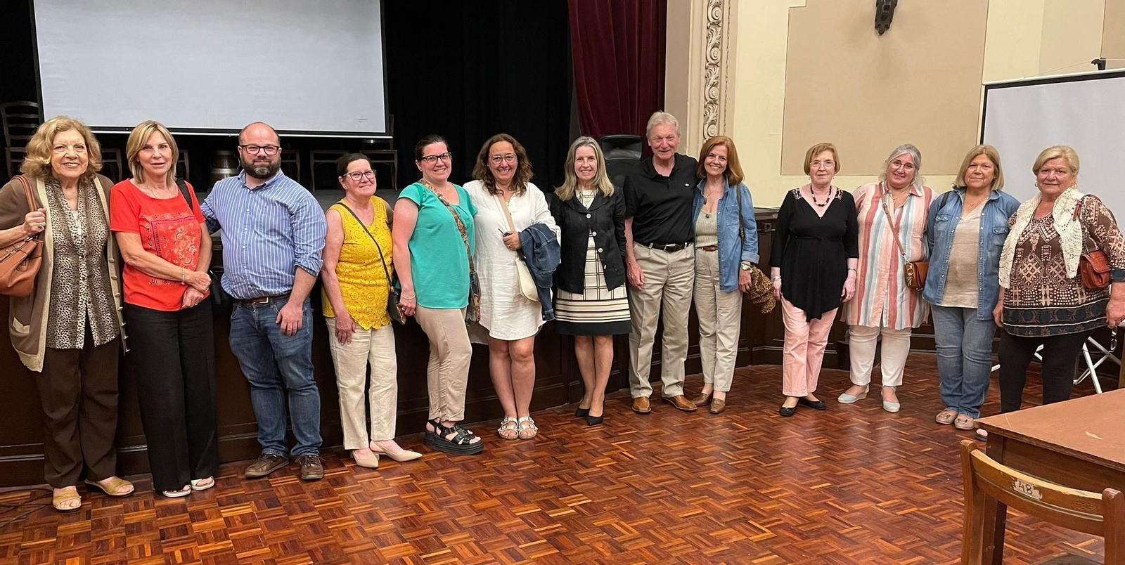 Imagen de la proyección en Montevideo