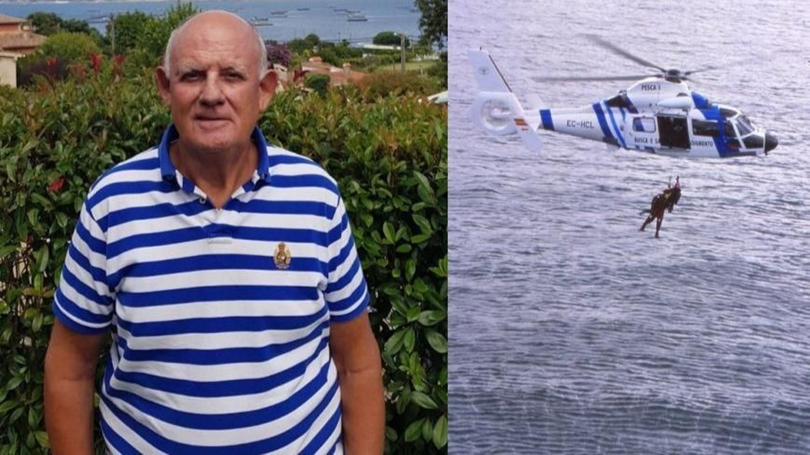 El vigués Fernando Novoa fue el creador de este servicio que, por primera vez, utilizaba helicópteros civiles para tareas de salvamento marítimo.