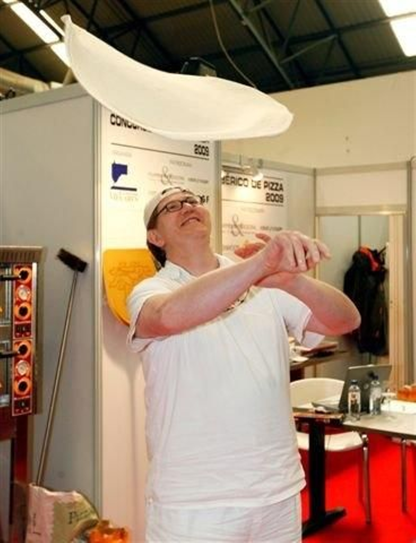 Alessandro Negrini durante una demostración. (Foto: AD)