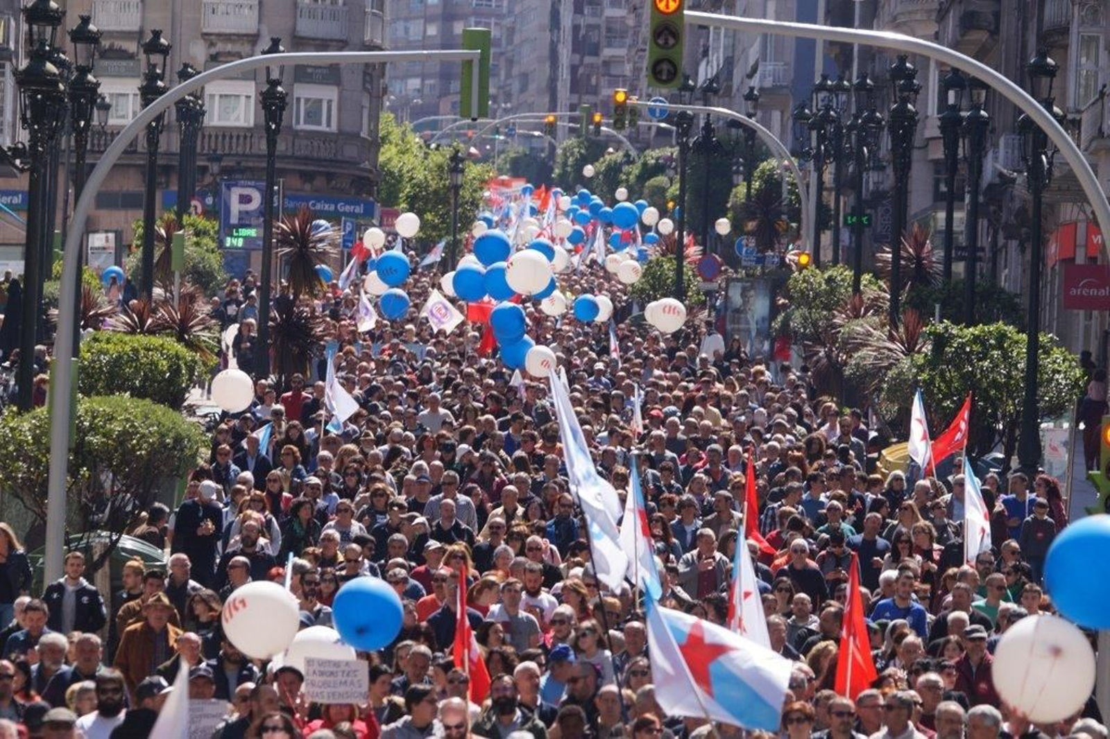 La manifestación de la CIG en Vigo  04