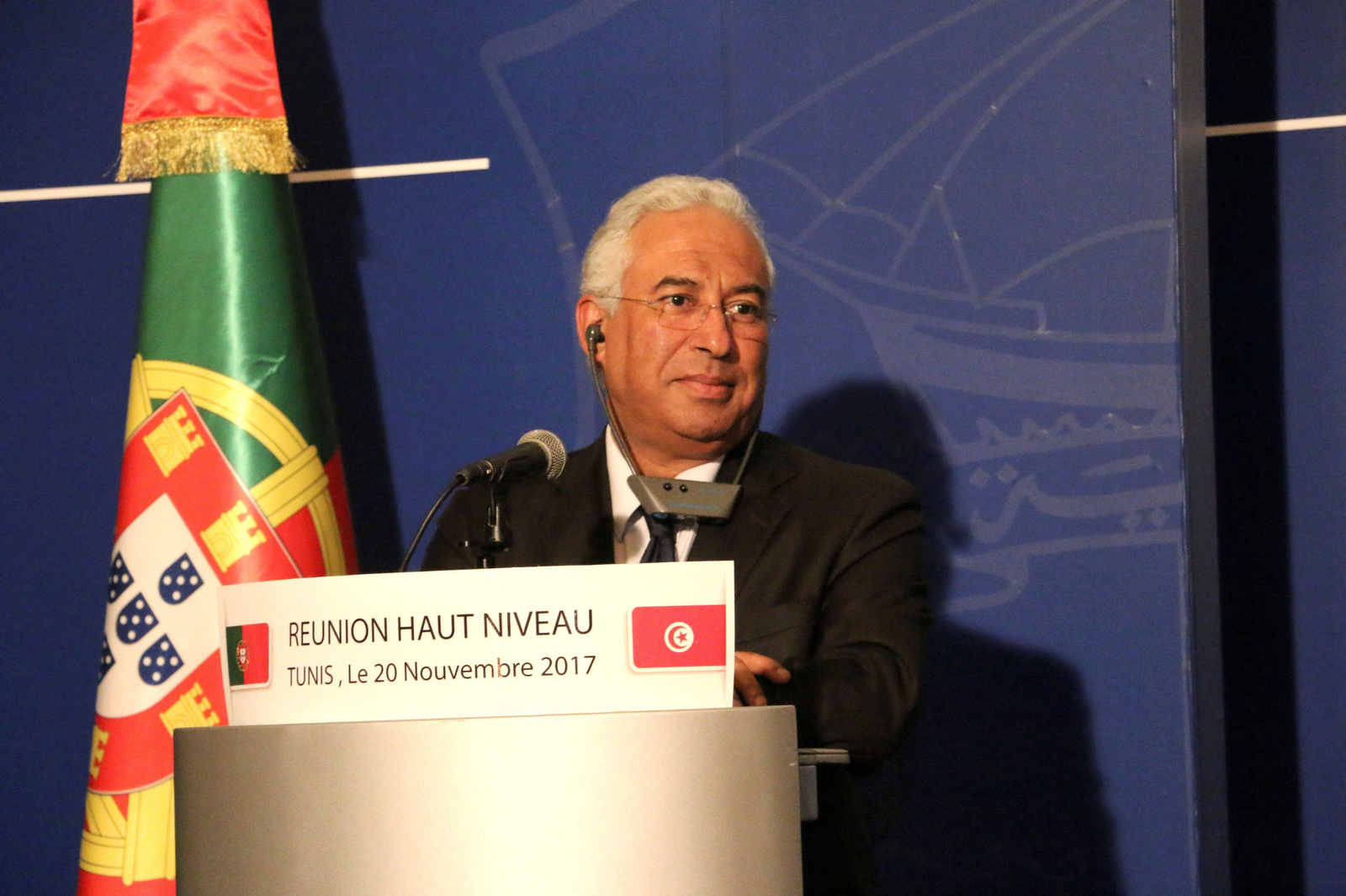 Costa, el pasado día 20, en un acto público en Túnez.