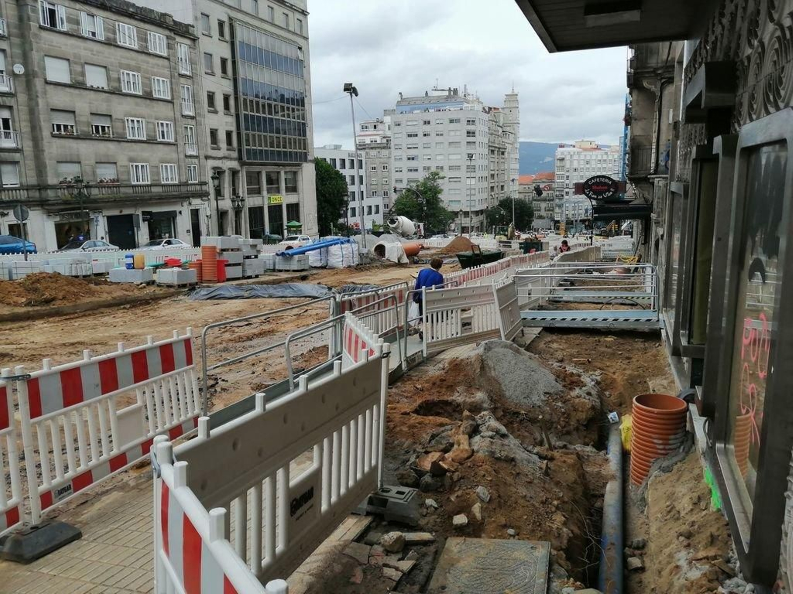 Las obras pararán en noviembre para el periodo navideño.