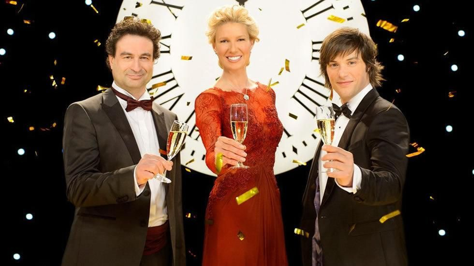 Anne Igartiburu y los cocineros Jordi Cruz y Pepe Rodríguez