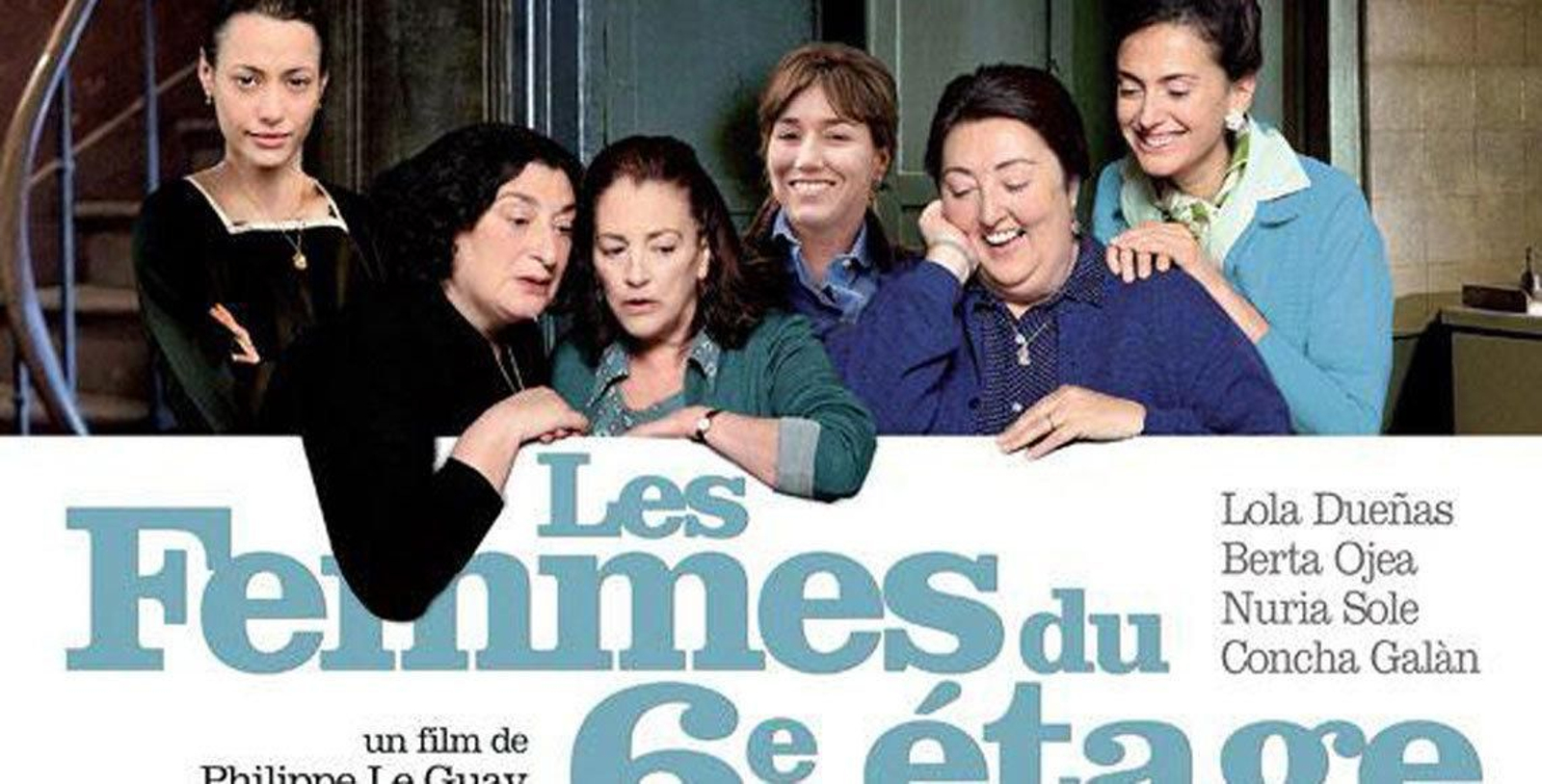 Cartel del filme "Las chicas de la sexta planta".