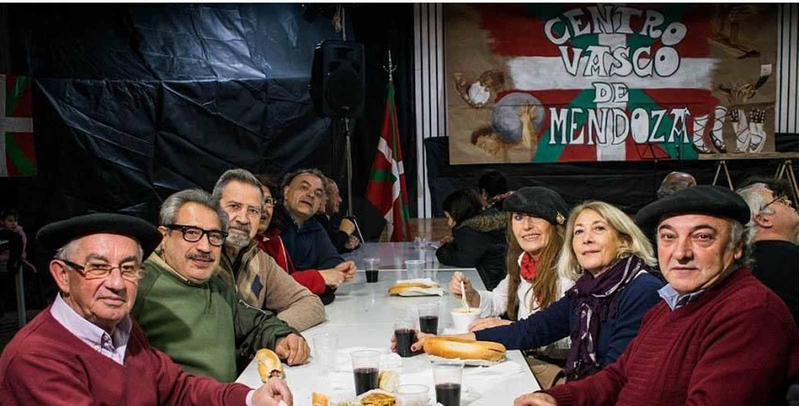 Uno de los encuentros del Centro Vasco Denak Bat de Mendoza en 2019