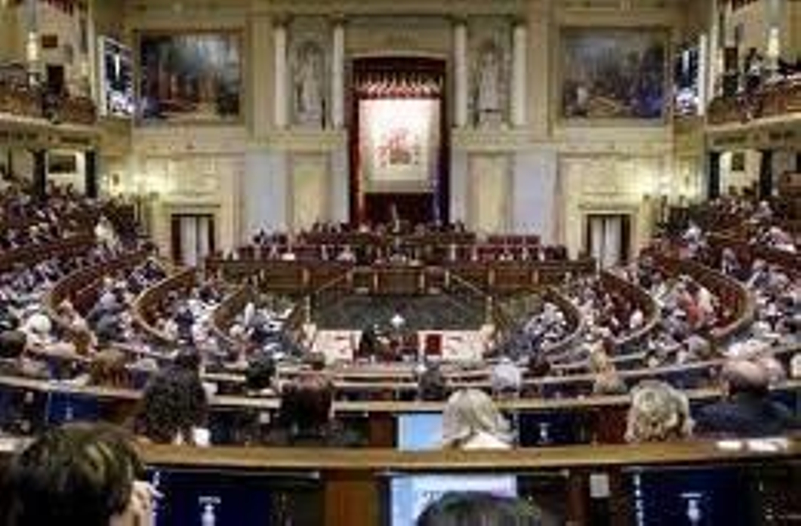 Vista del Congreso de los Diputados.