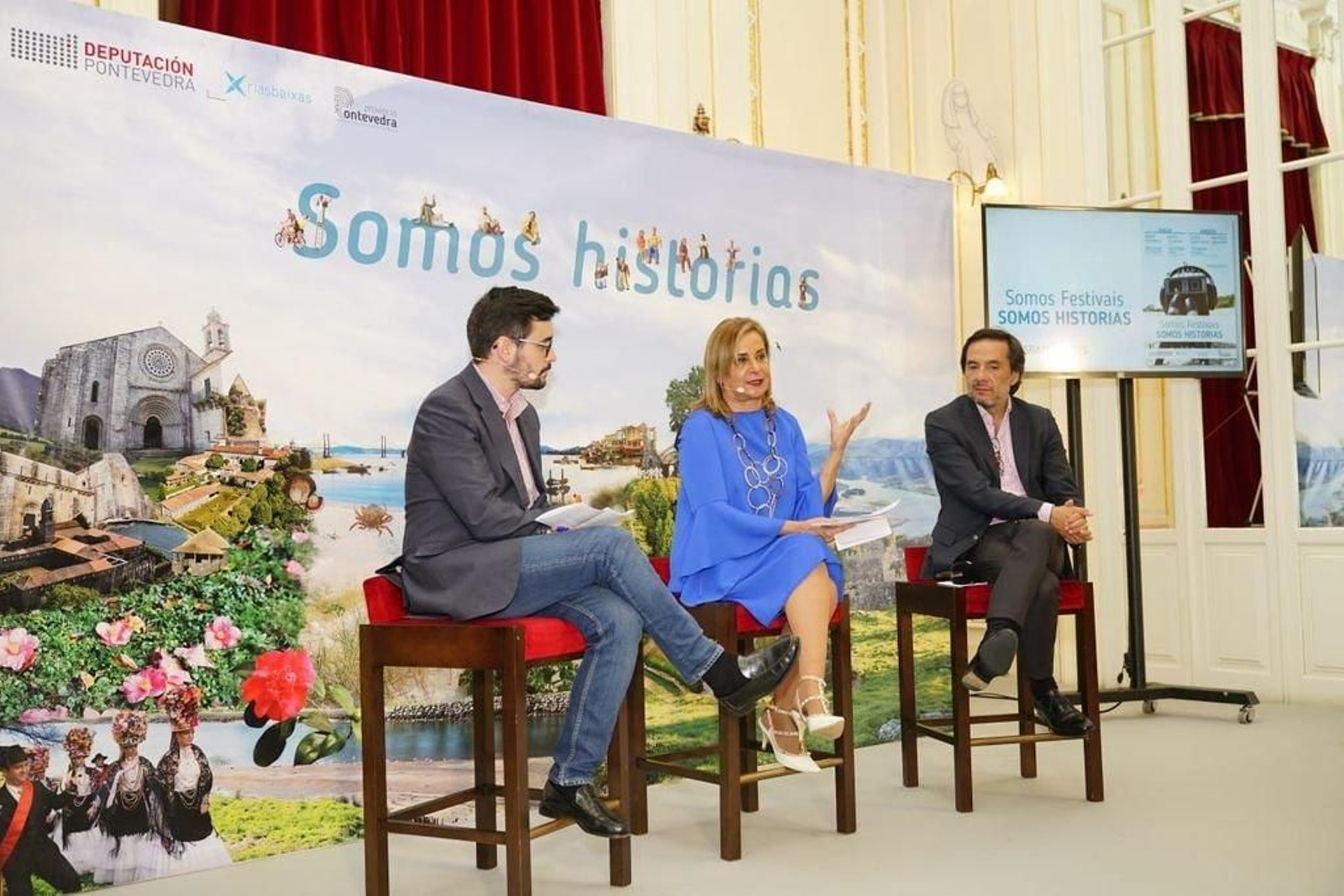 Carmela Silva, en la presentación en Braga.
