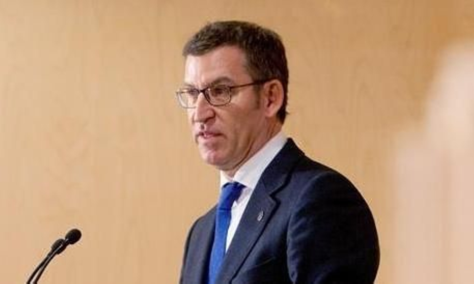 El Presidente de Xunta de Galicia Alberto Núñez Feijoo