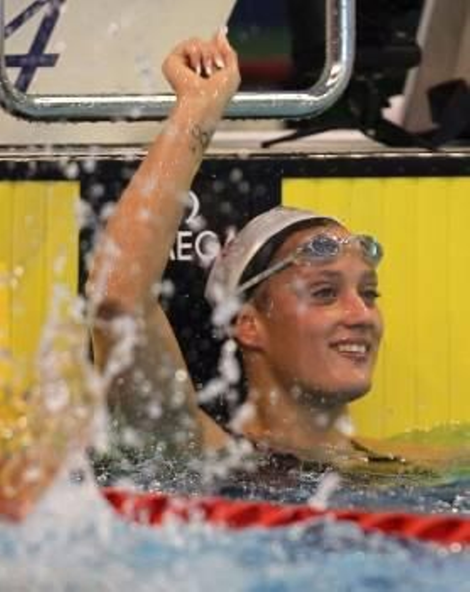 Mireia, nada más ganar los 1.500. (Foto: ANIKO KOVACS)