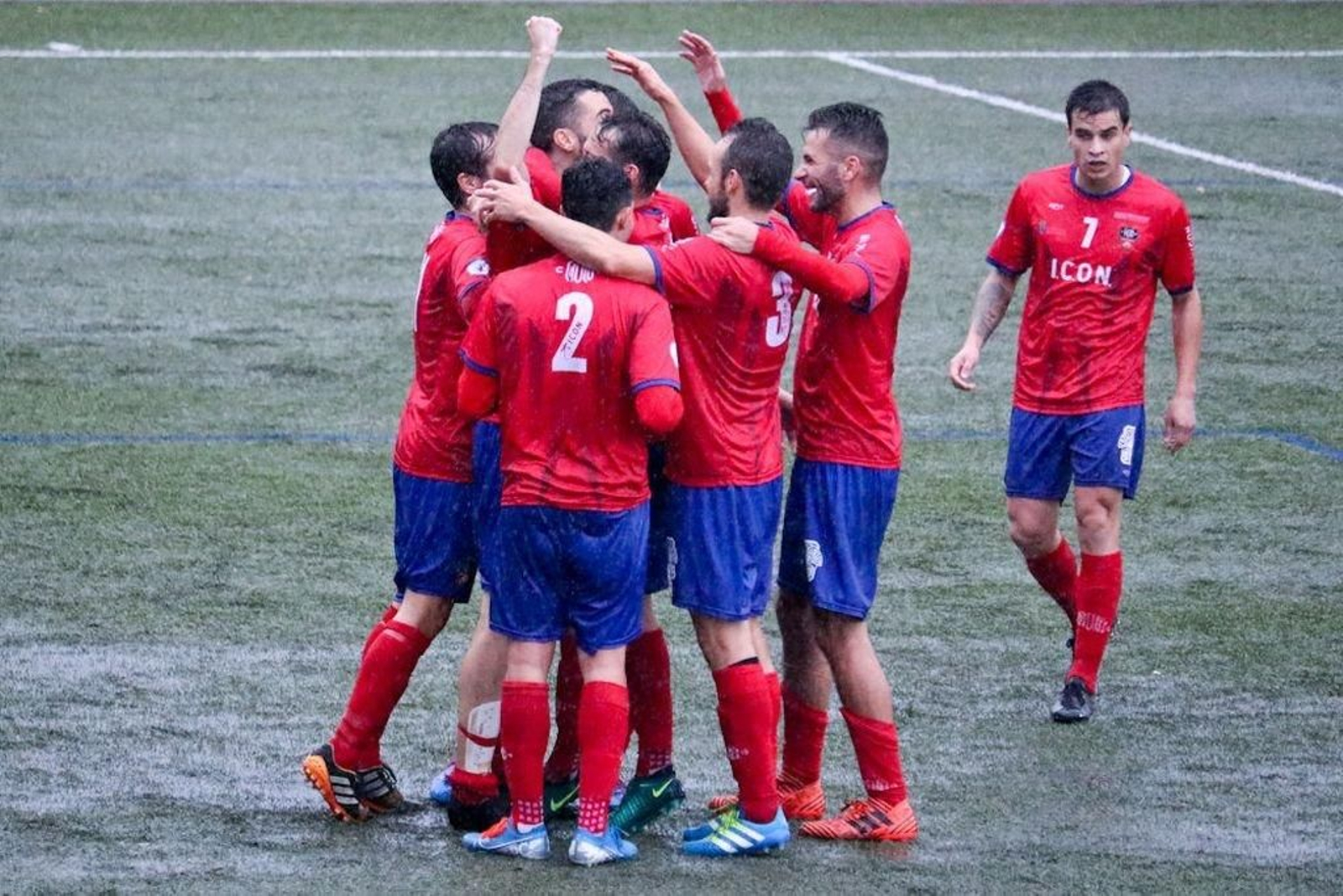 Jugadores del Choco celebran un gol en un partido anterior.