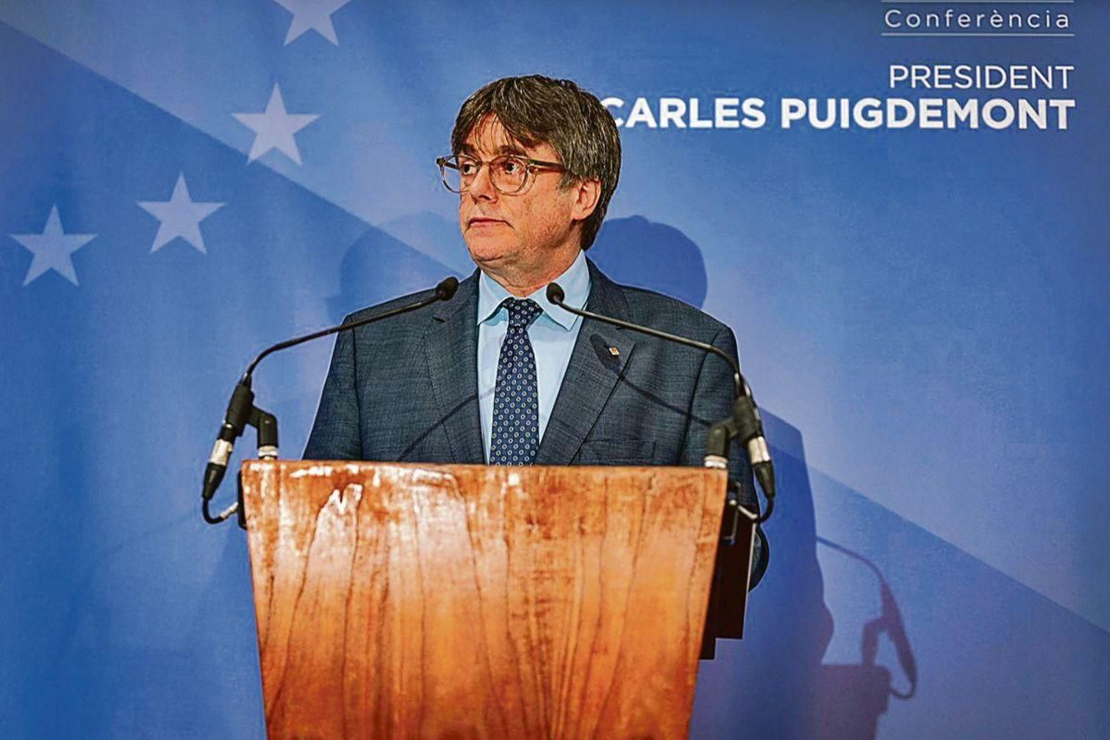 El expresidente de la Generalitat y eurodiputado de Junts, Carles Puigdemont.