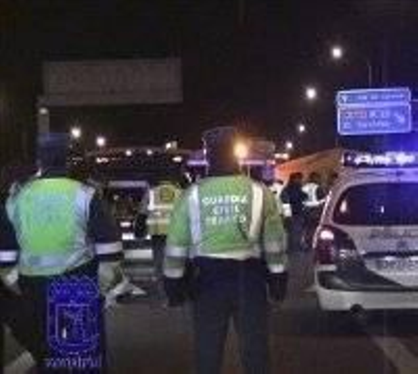 La pasada noche se registraron 26 accidentes de tráfico en Madrid, ninguno grave.