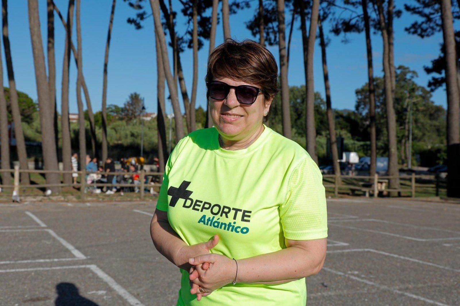 La sesión de +Deporte Atlántico de yoga en Samil.