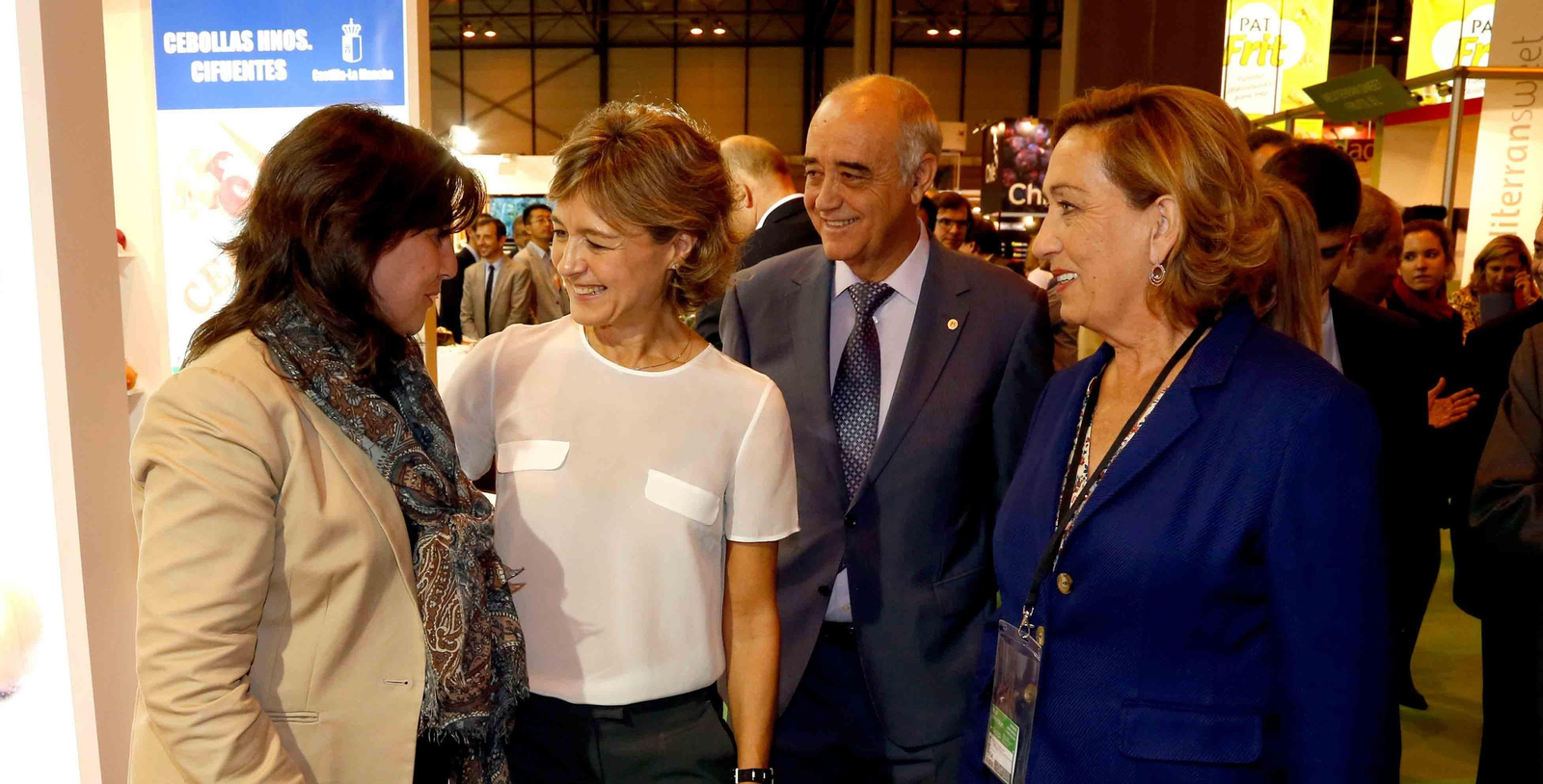 La consejera de Agricultura de Castilla-La Mancha en Fruit Attraction