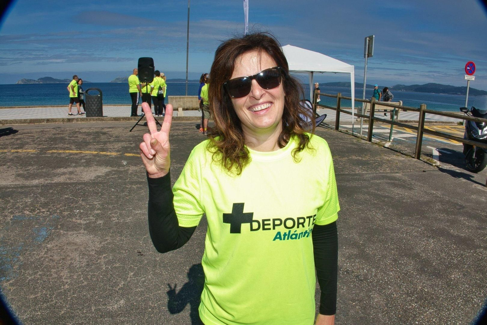 Sesión de taichí de +Deporte Atlántico en Samil.