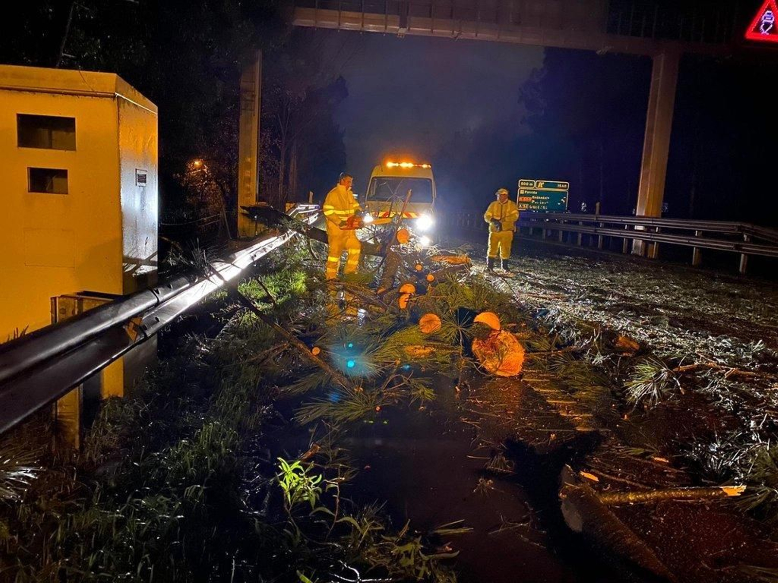 Los efectos de la borrasca "Elsa" // Alberte