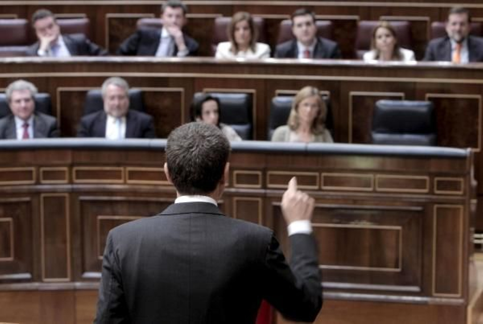 Zapatero, durante su intervención.