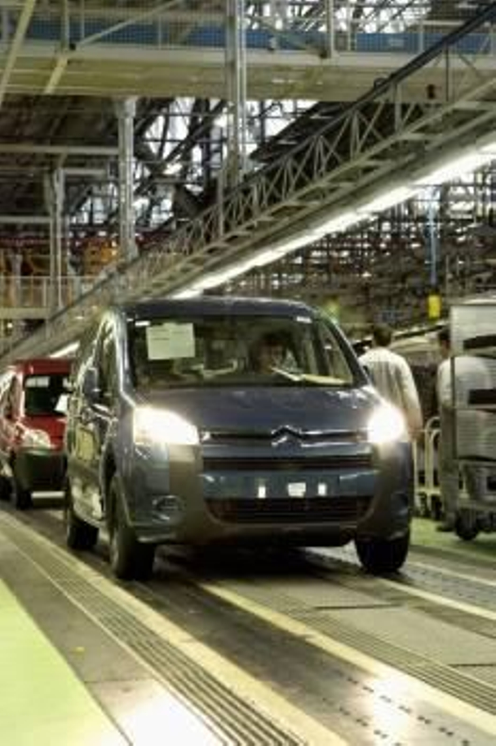Las furgonetas Berlingo y Partner que se fabrican en Vigo.