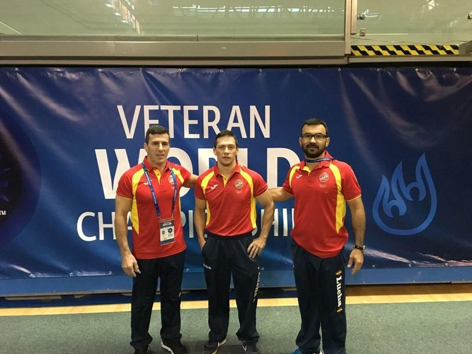 Los vigueses Roberto Estévez, Miguel Casqueiro y Pablo Pintos.