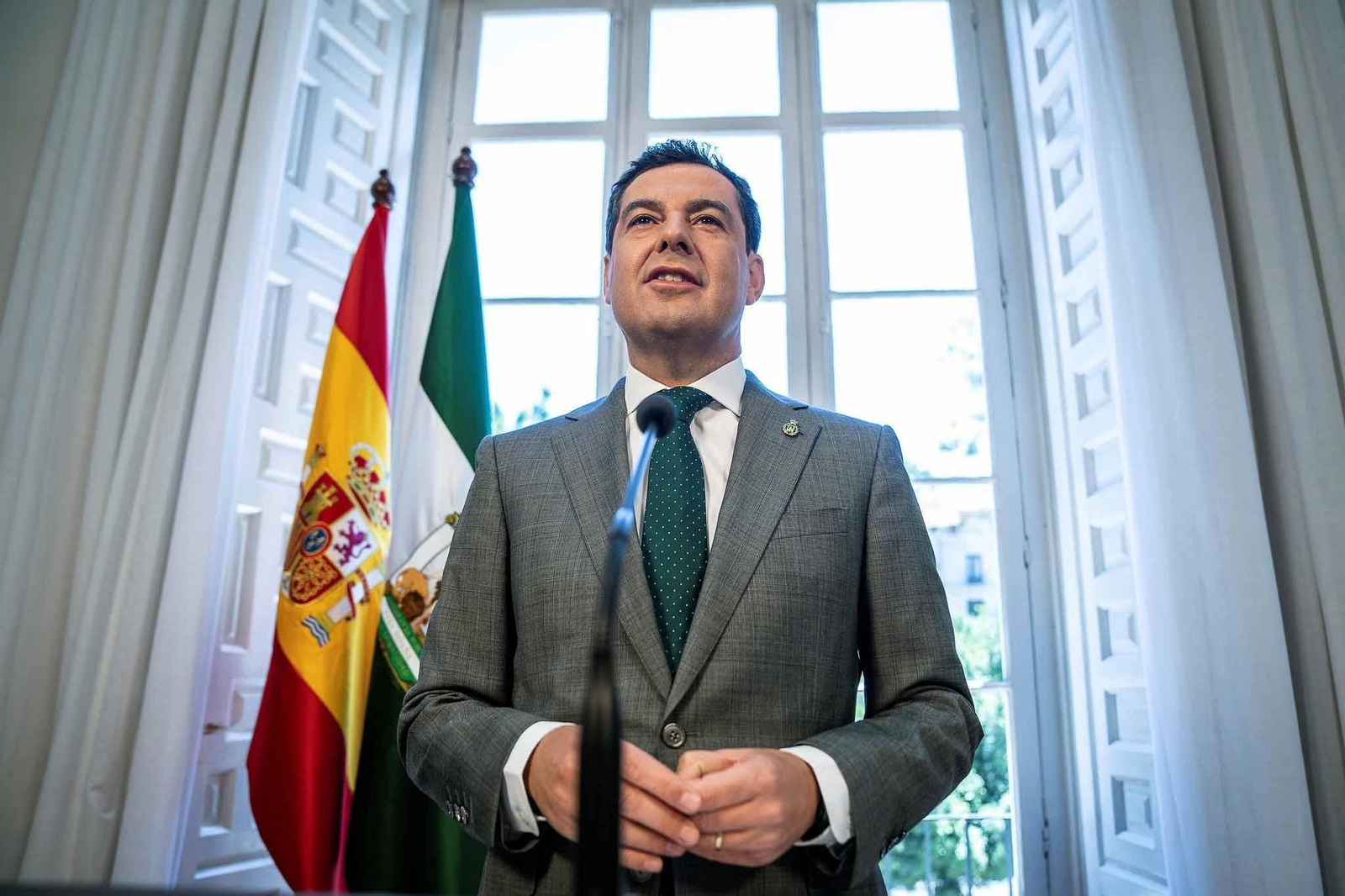 El presidente de la Junta de Andalucía, Juanma Moreno. EFE