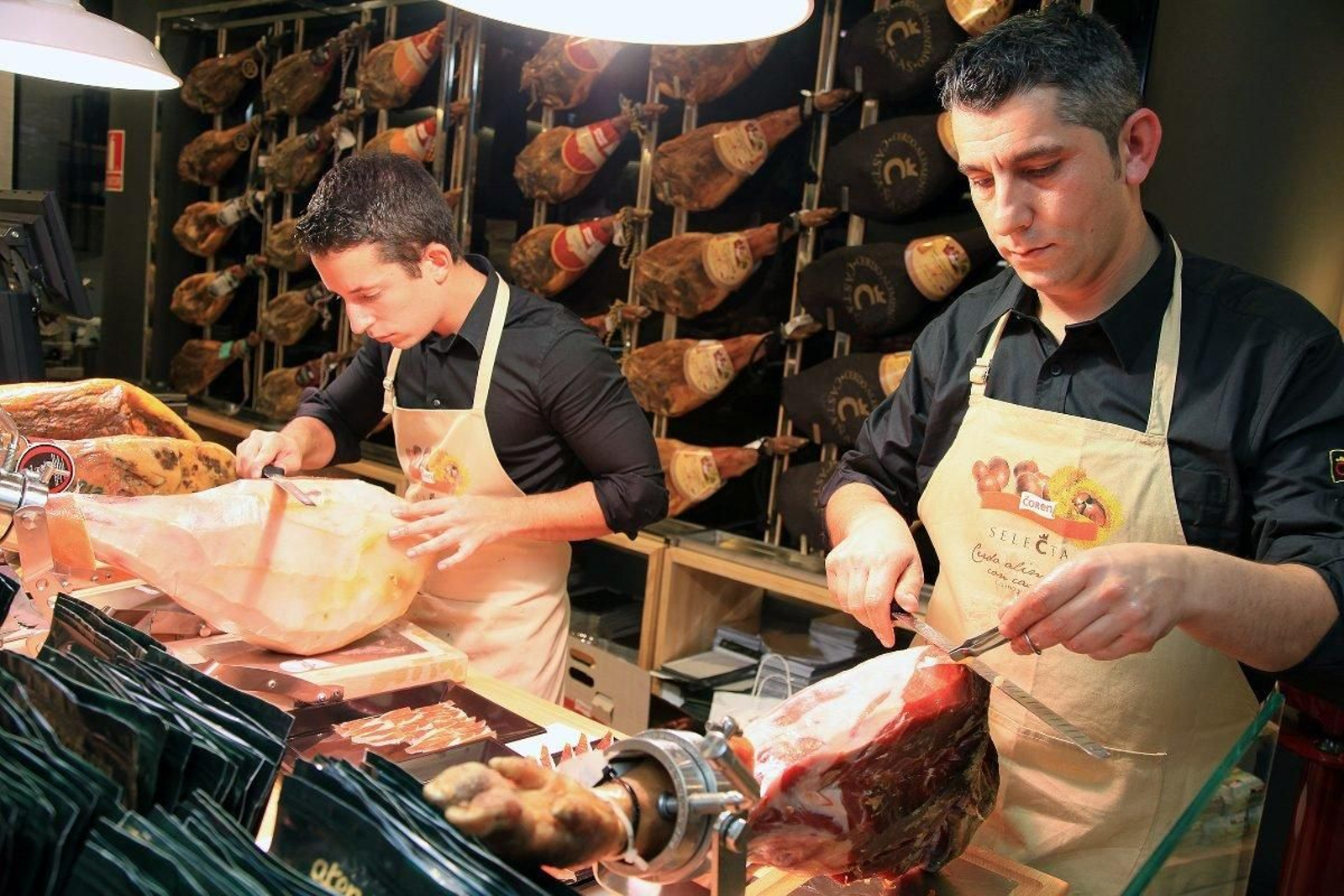 El jamón de gama Selecta, uno de los puntales de Coren en el mercado exterior.