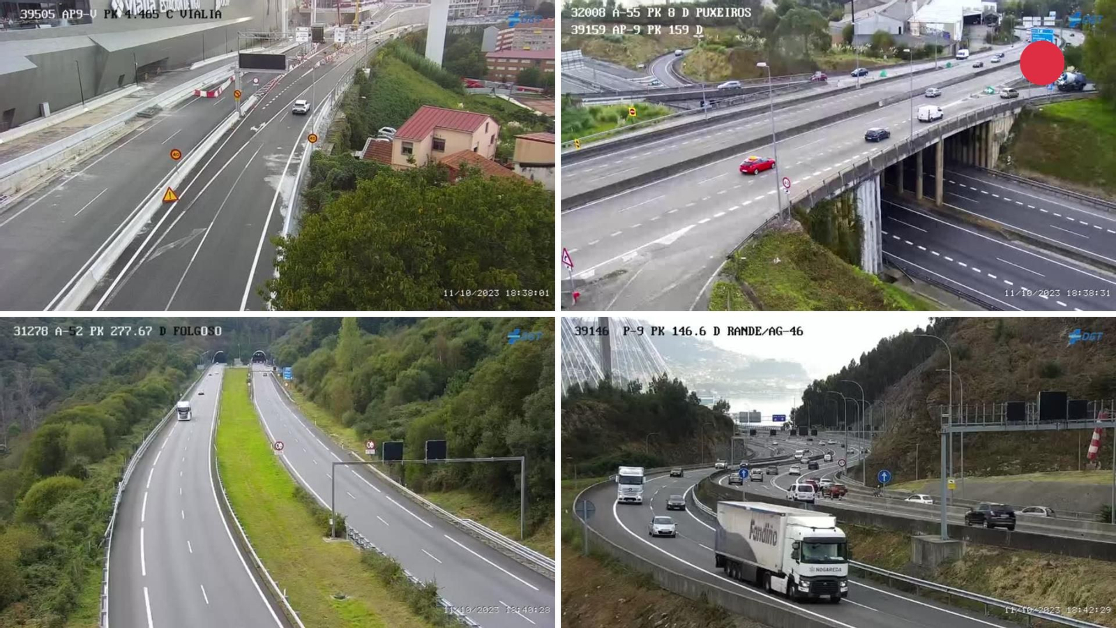 Cámaras de Vigo de la DGT.