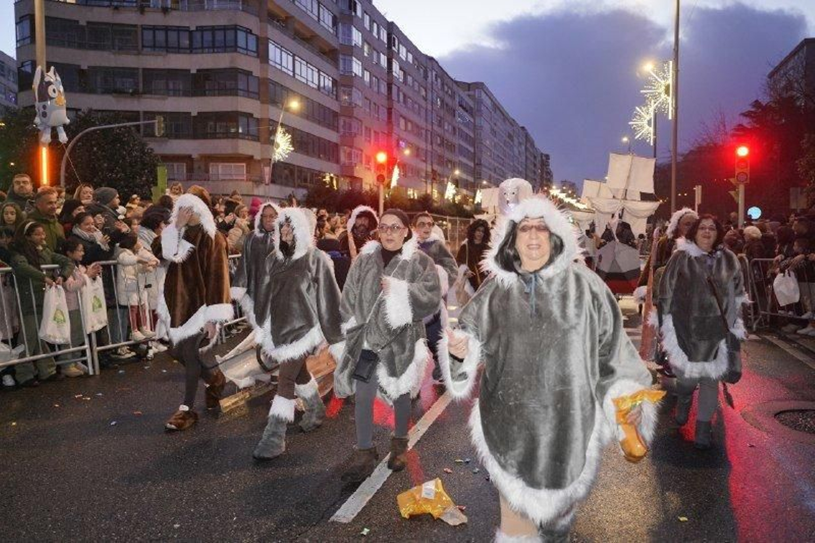 La Cabalgata de los Reyes en Vigo 2024.