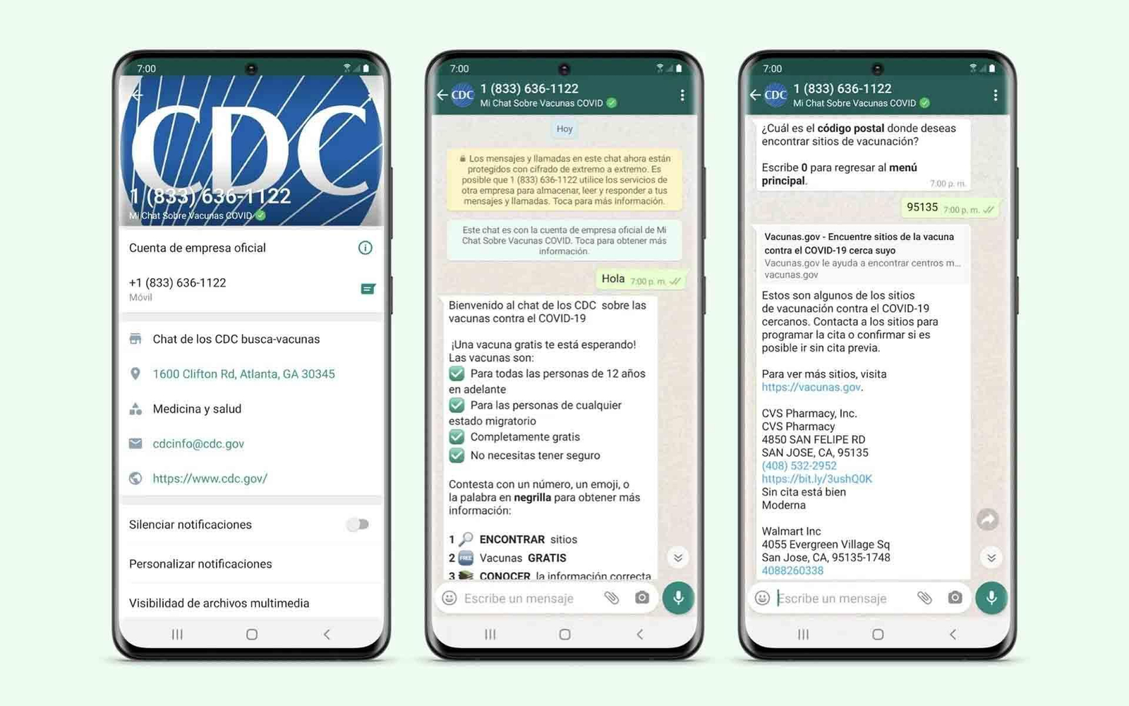 Fotografía cedida por la plataforma de mensajería instantánea WhatsApp. EFE/ WhatsApp
