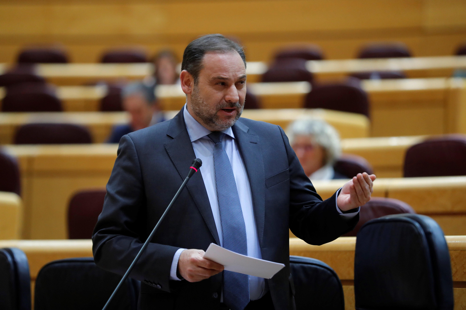 El ministro de Transportes, Movilidad y Agenda Urbana, José Luis Ábalos