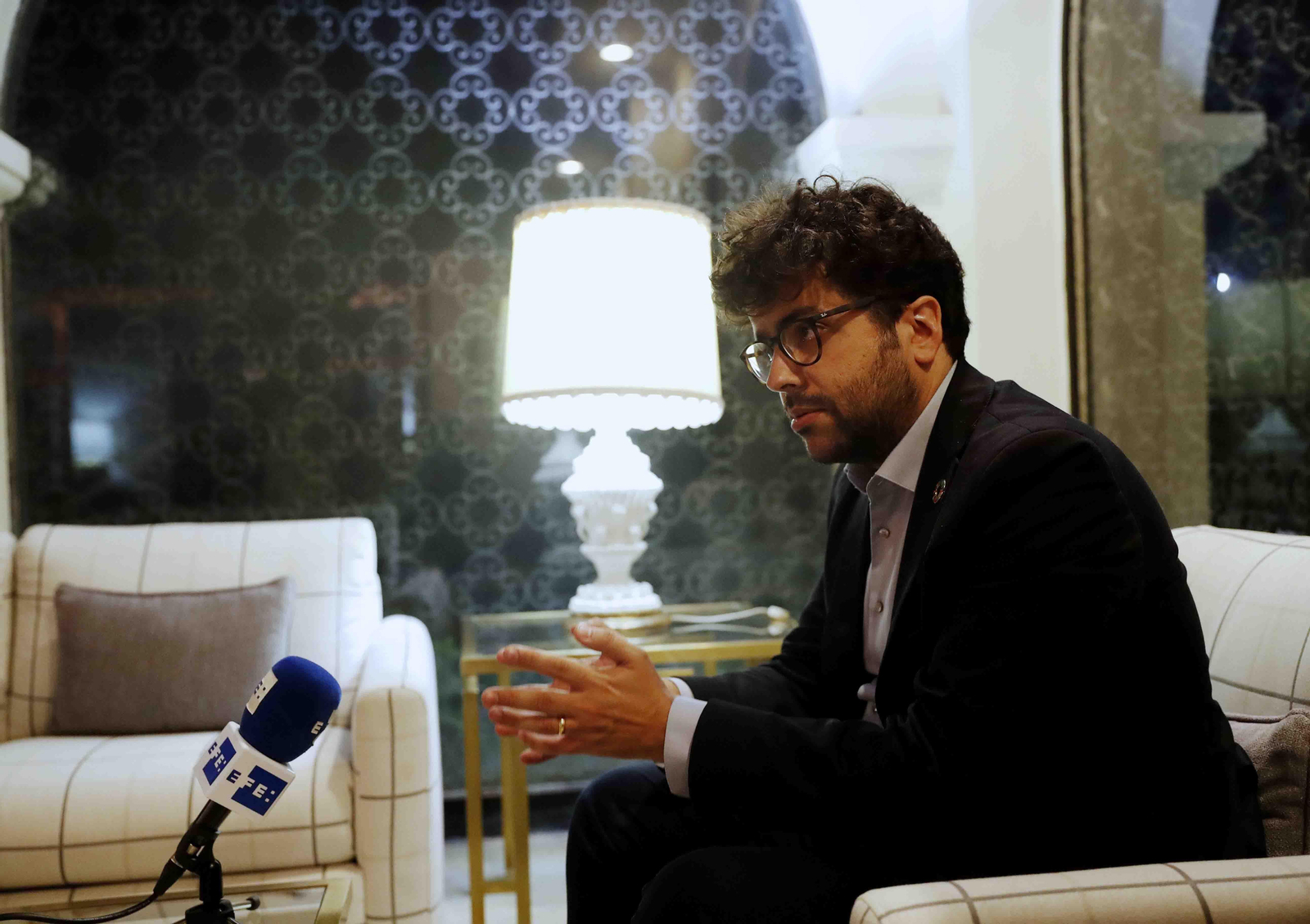 El director de la Agencia Española de Cooperación Internacional para el Desarrollo (Aecid), Antón Leis. EFE/Esteban Biba