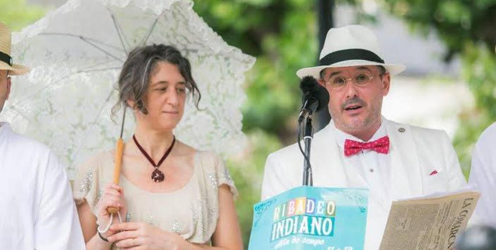 Un momento del pregón del periodista José Manuel García.