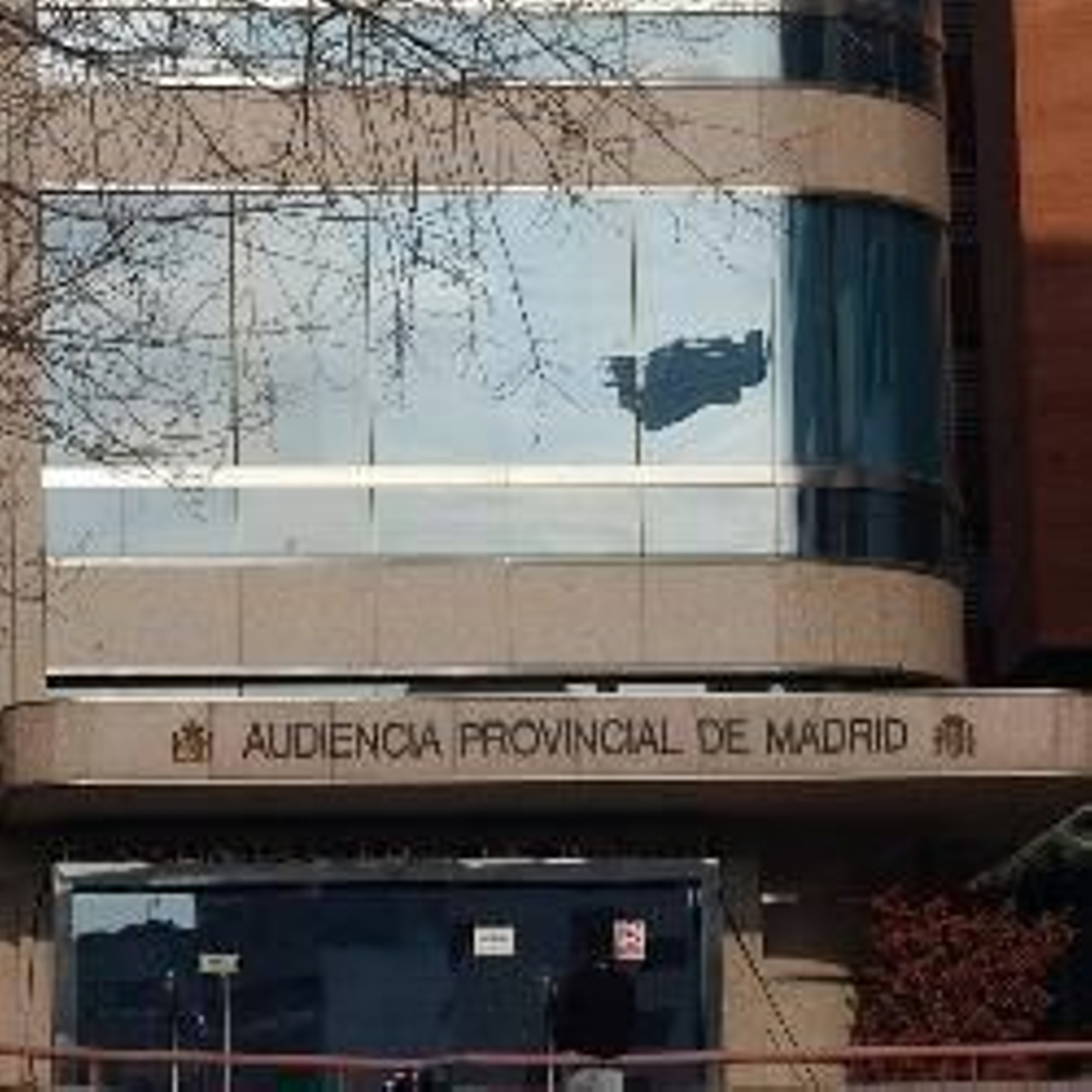 Vista de la Audiencia de Madrid.