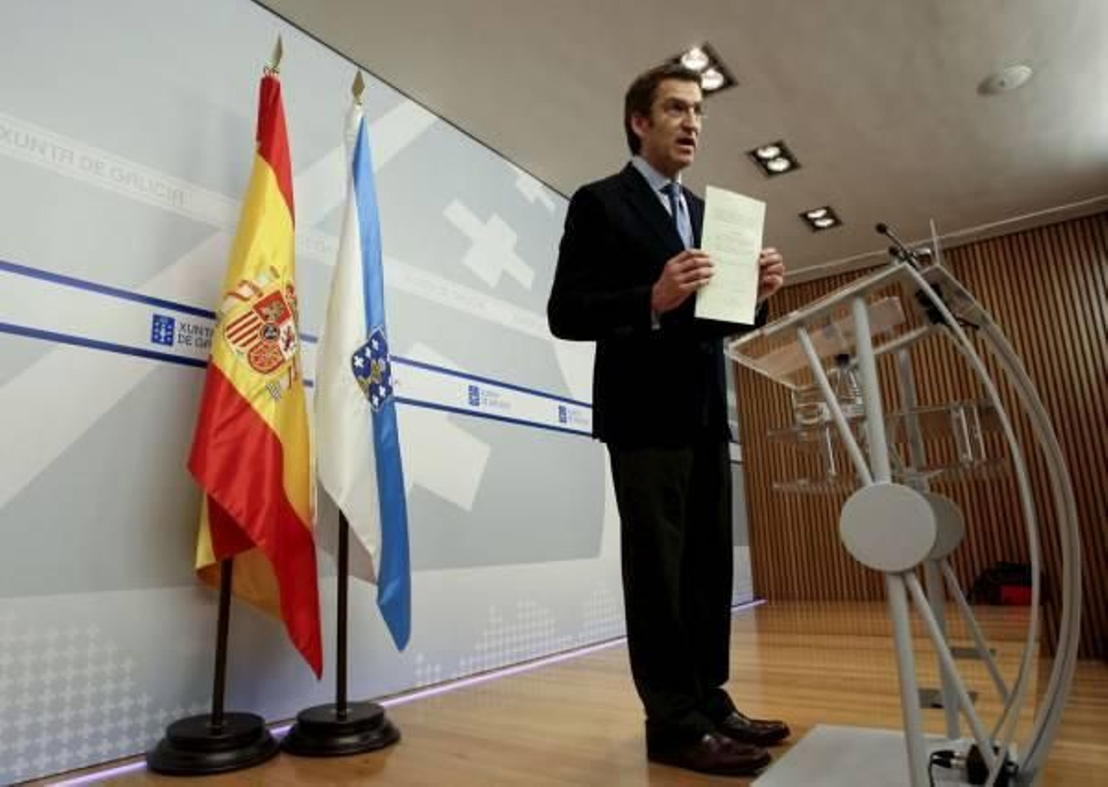 El presidente de la Xunta