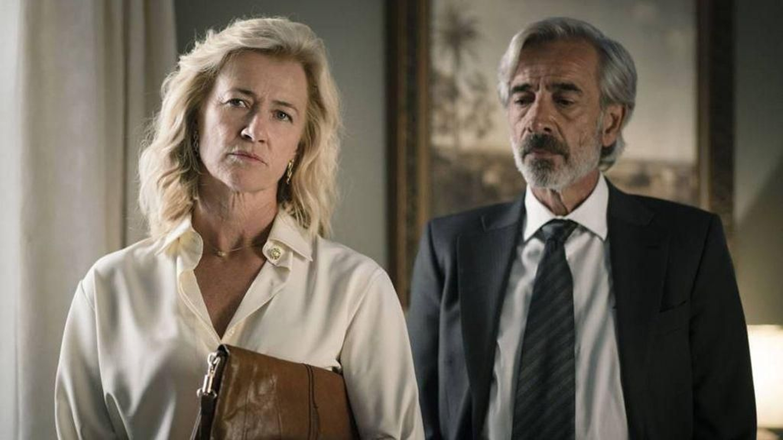 Los actores Ana Duato e Imanol Arias, protagonistas de la serie "Cuéntame como pasó".