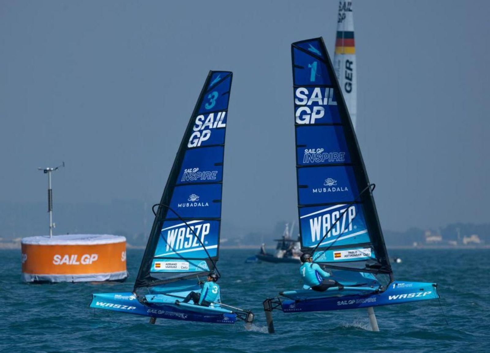 Pablo Astiazarán finalizó tercero en las aguas de Cádiz.