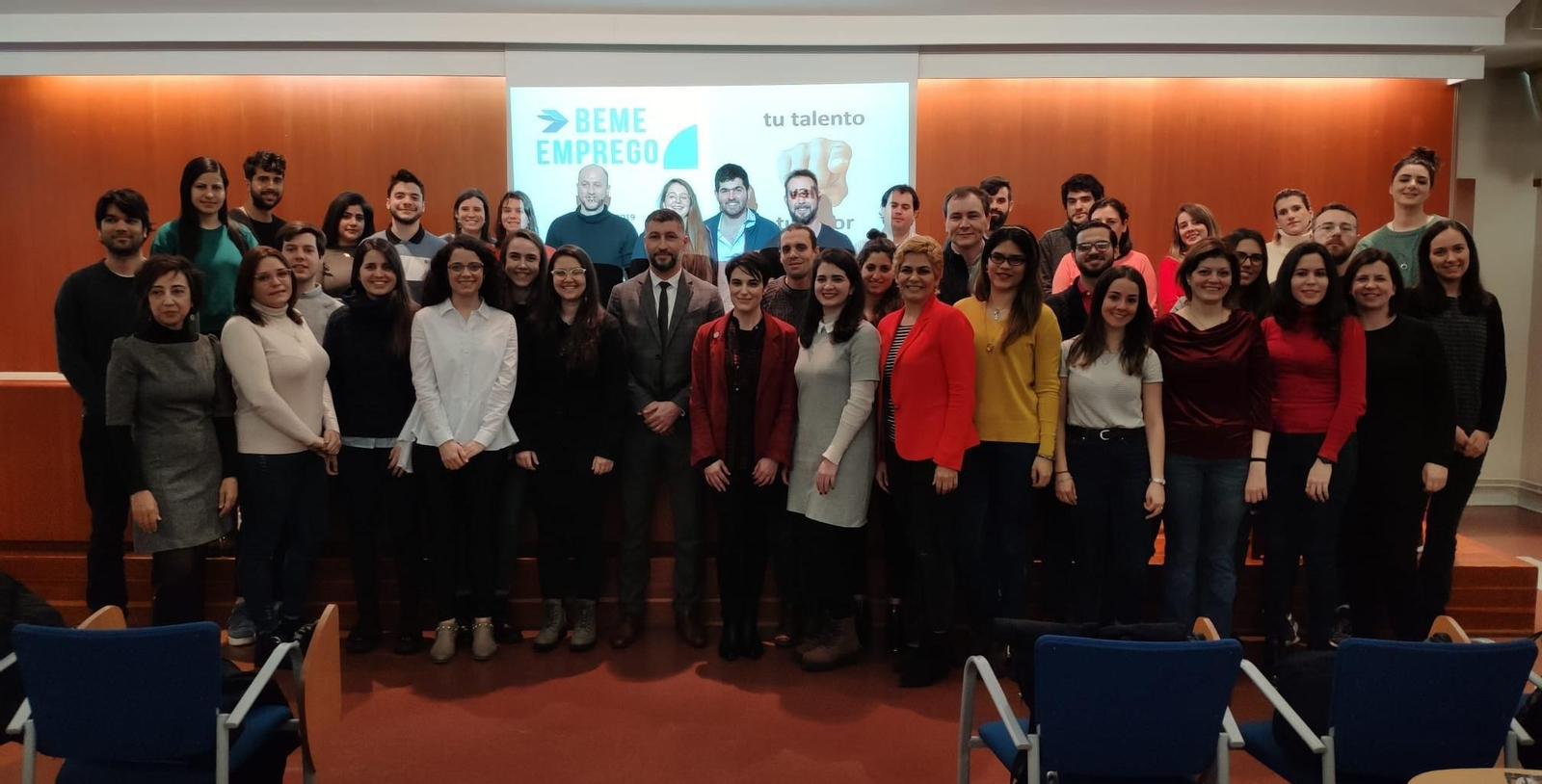 Imagen de la jornada de orientación laboral en A Coruña