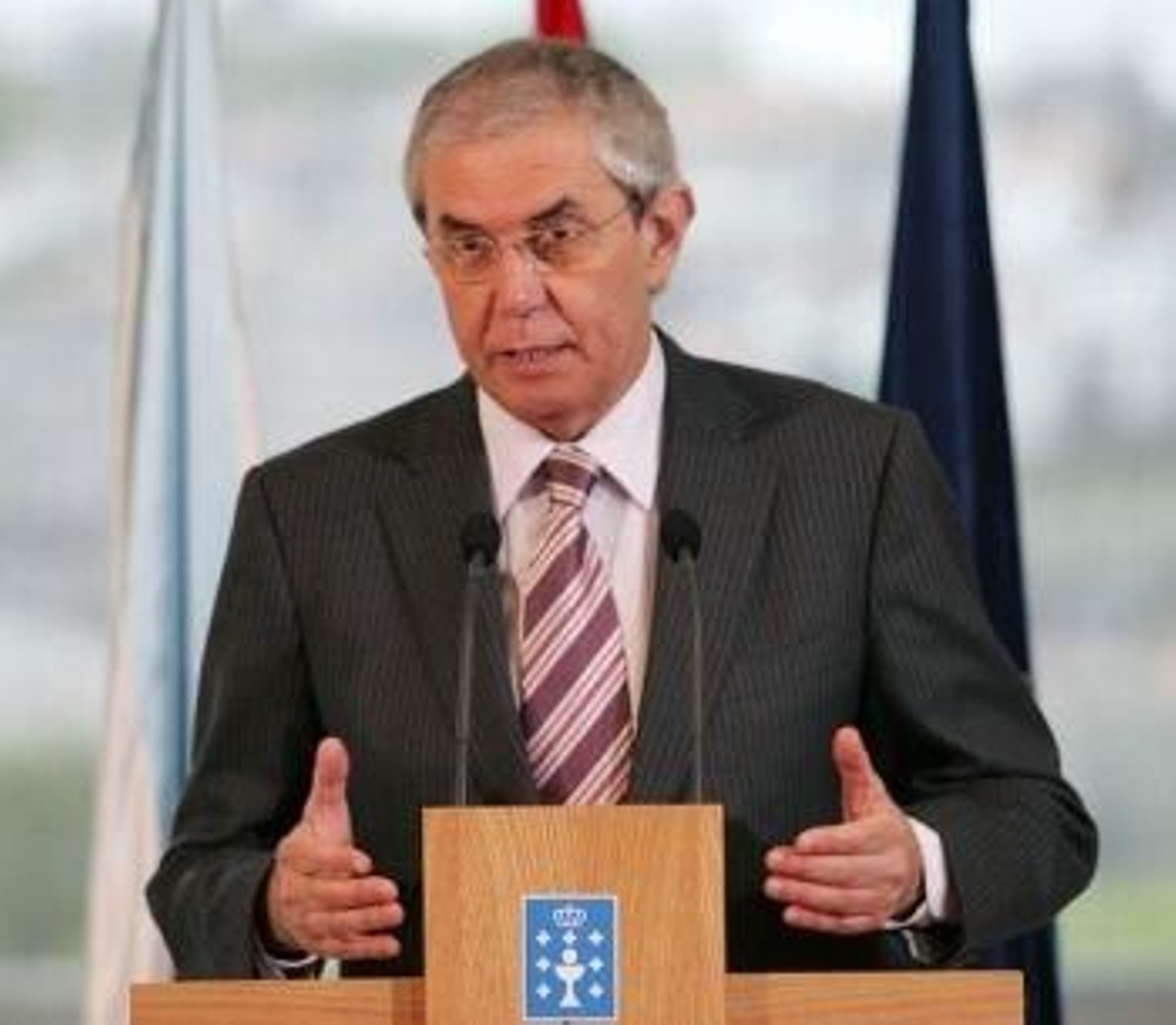 El presidente de la Xunta, Emilio Pérez Touriño.