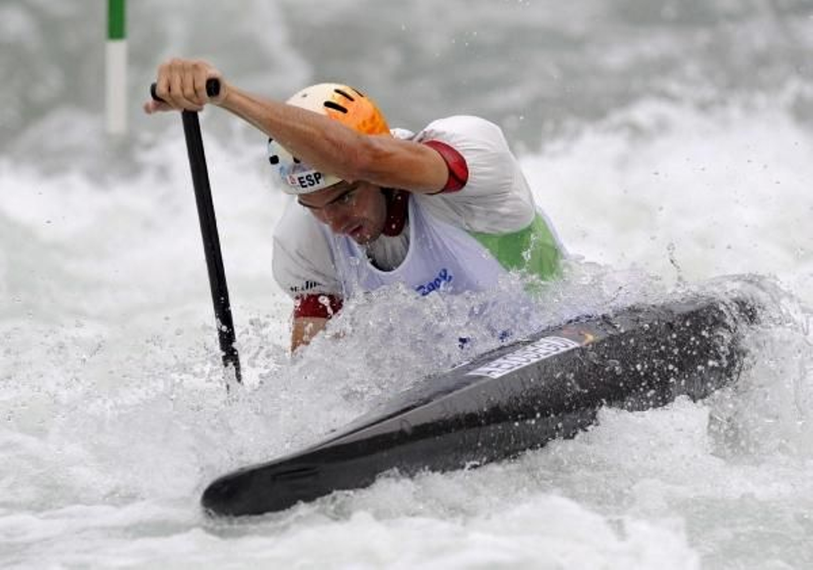 Ander Elosegui durante su prueba. (Foto: J. G.M)