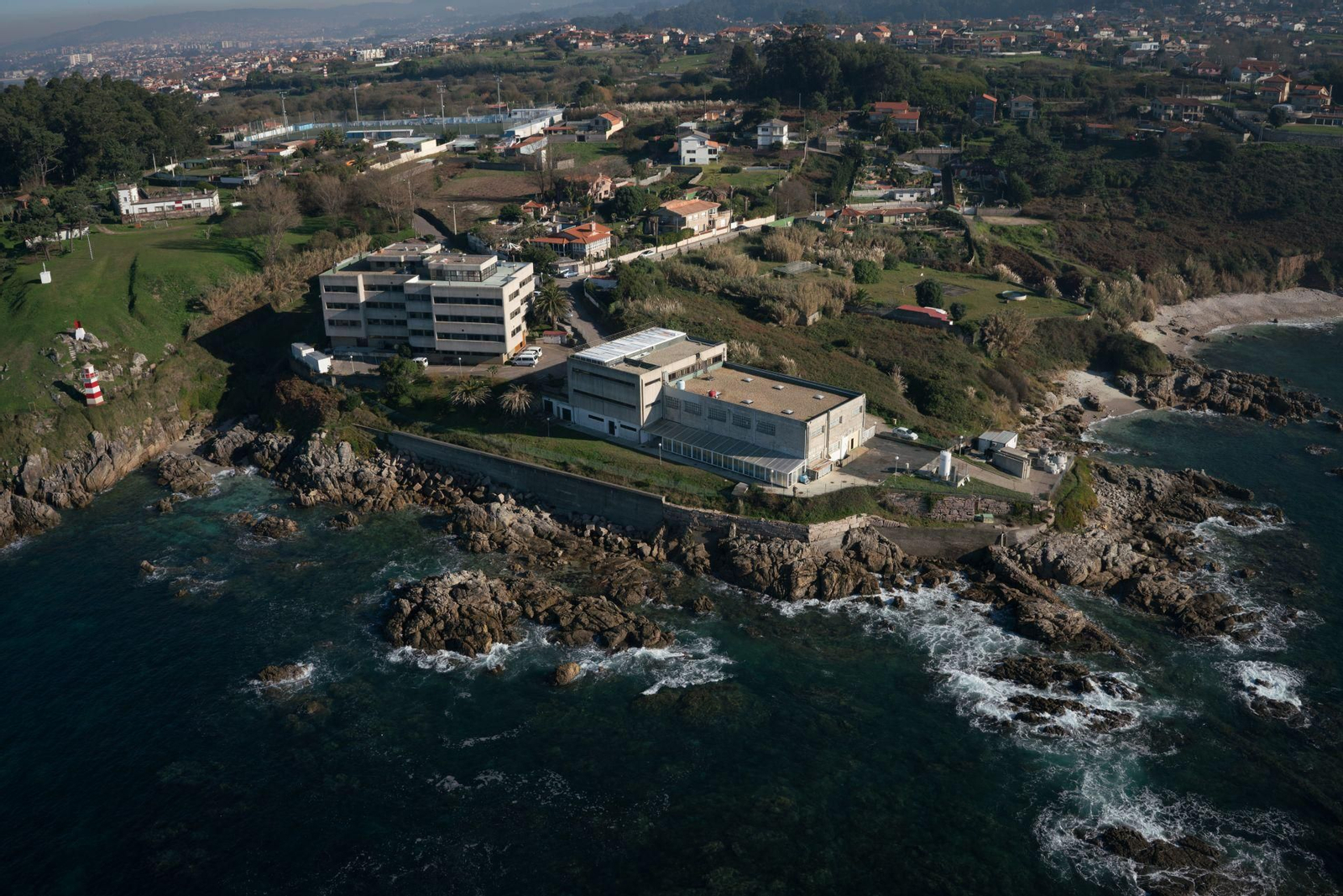 Las instalaciones del IEO en Cabo Estai.