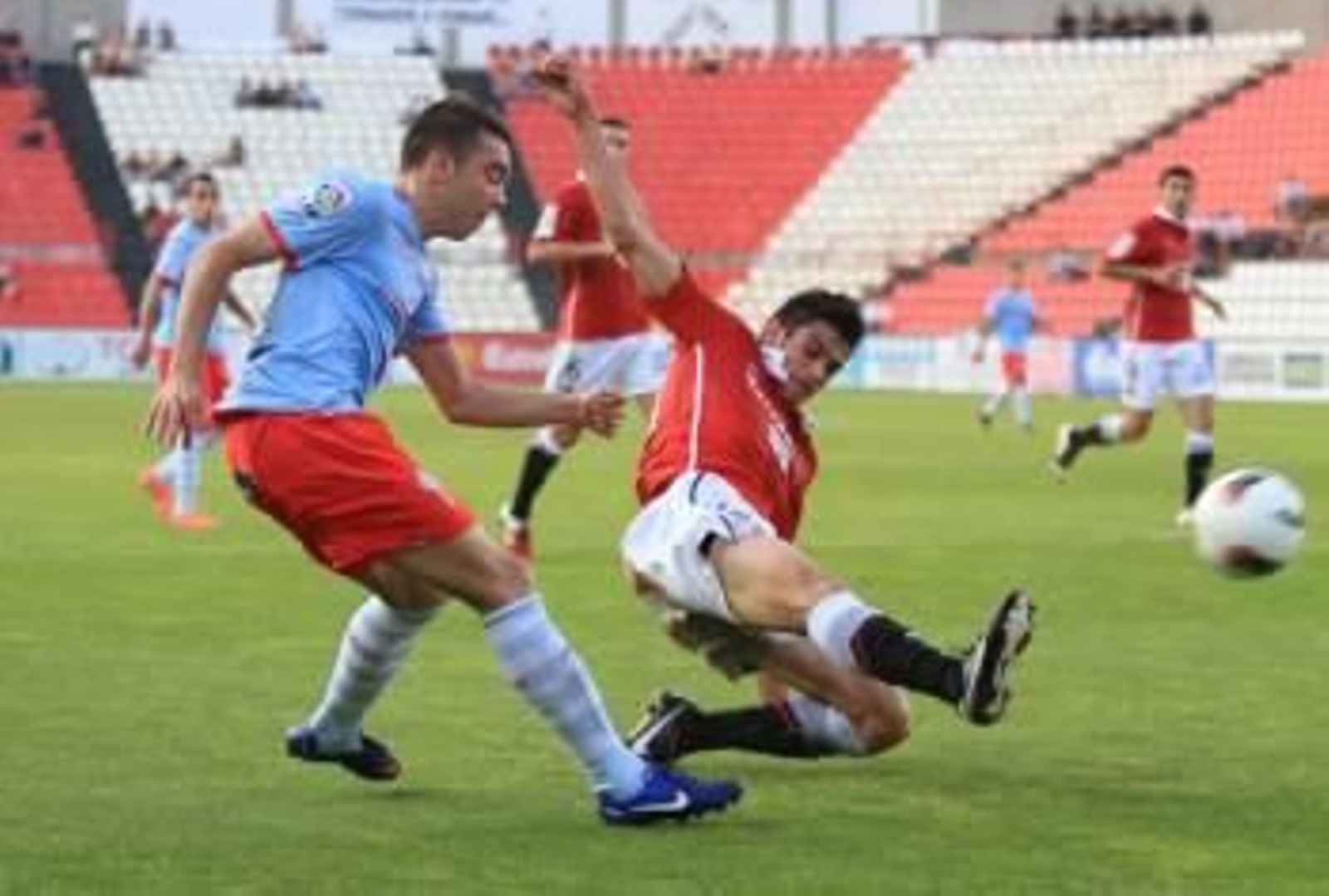 Iago Aspas, el pasado domingo contra el Tarragona. (Foto: ATLÁNTICO)