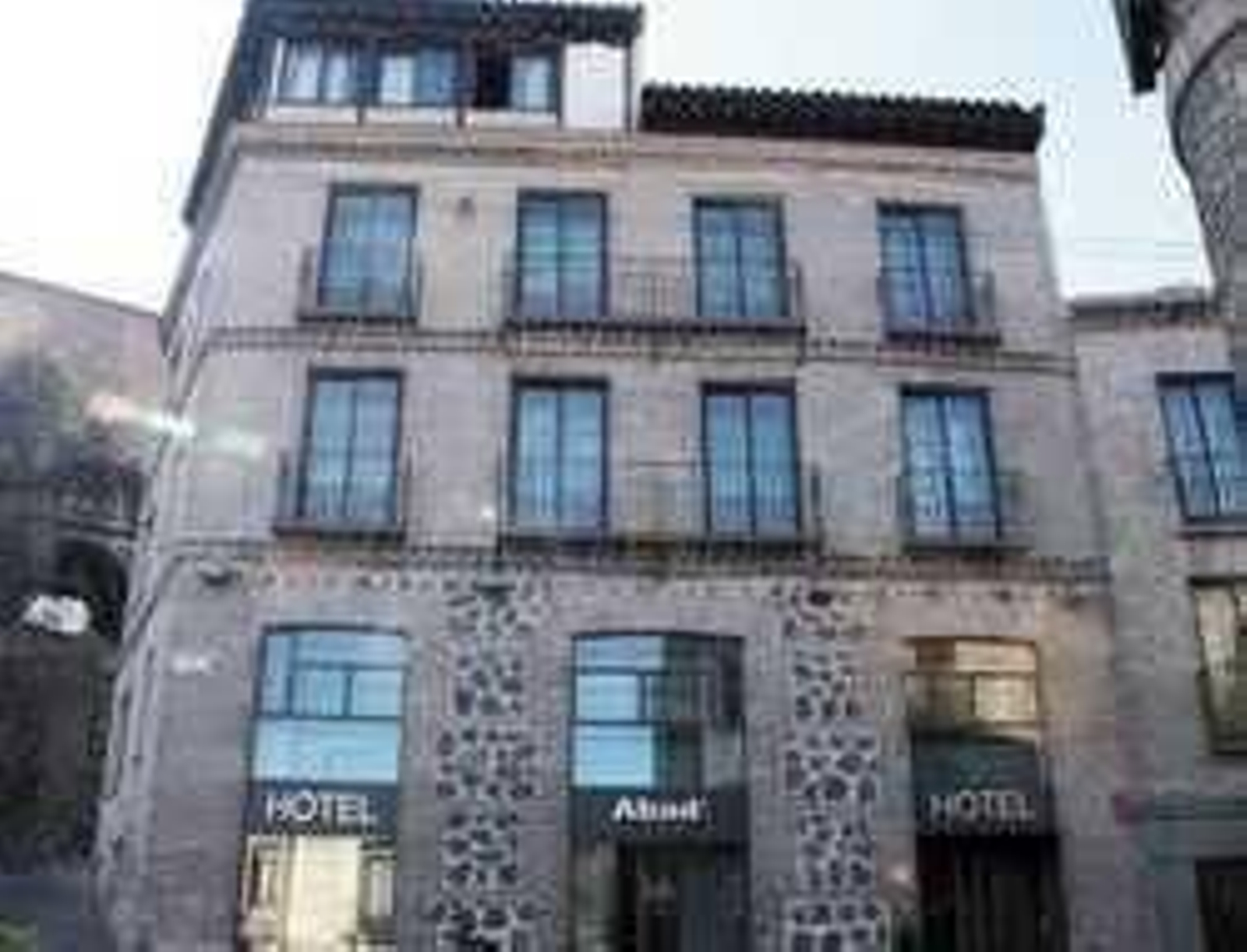 Vista de un hotel en Toledo.
