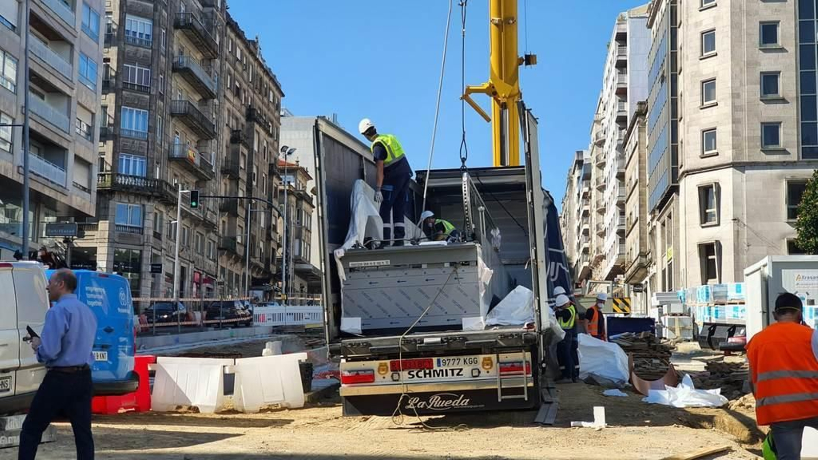 Las rampas de Gran Vía se dejan ver
