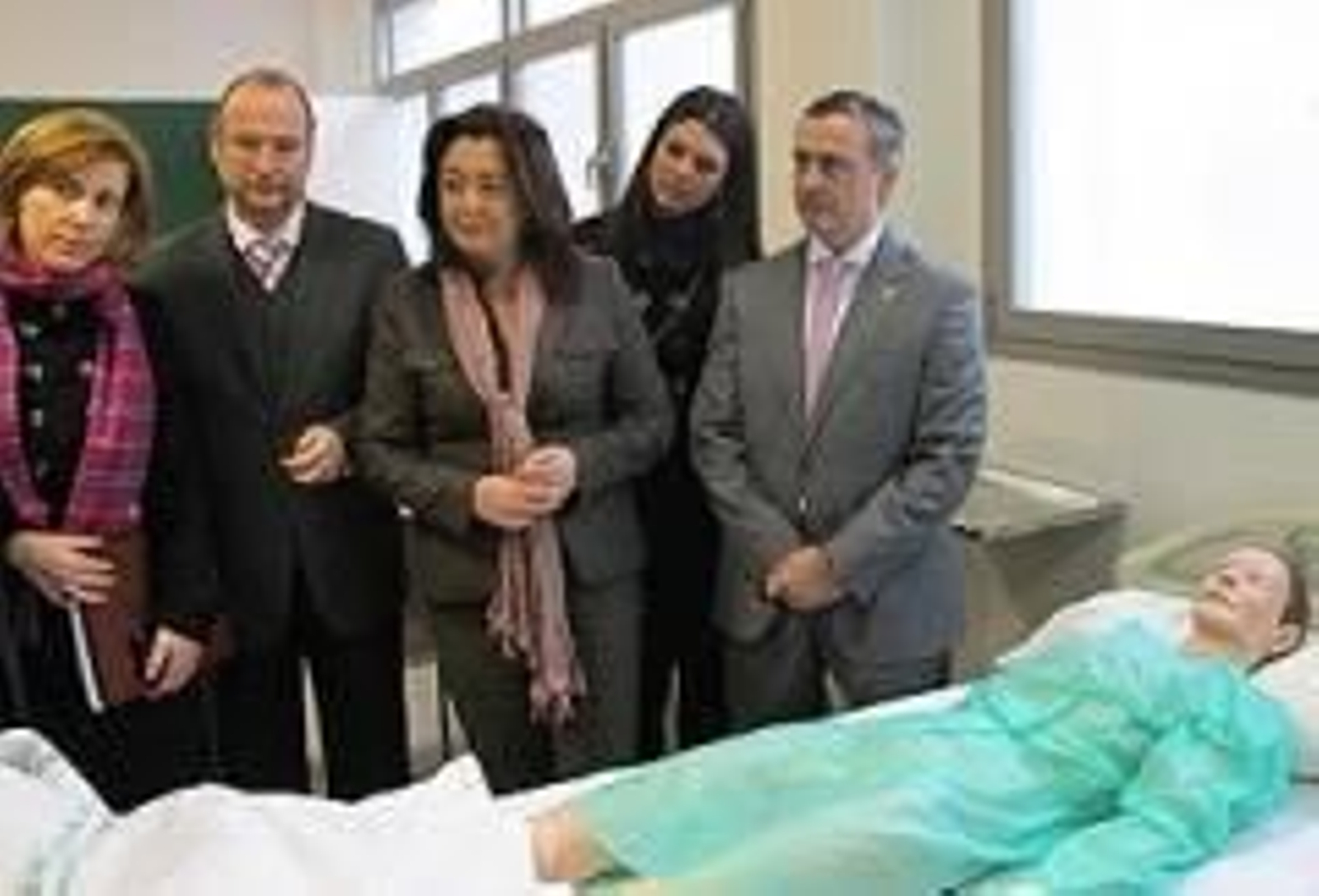 Mar Moreno, durante su visita a las instalaciones.