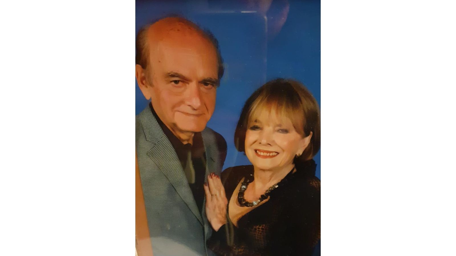 Wenceslao Sánchez de la Vega con su esposa Olga Ferrari