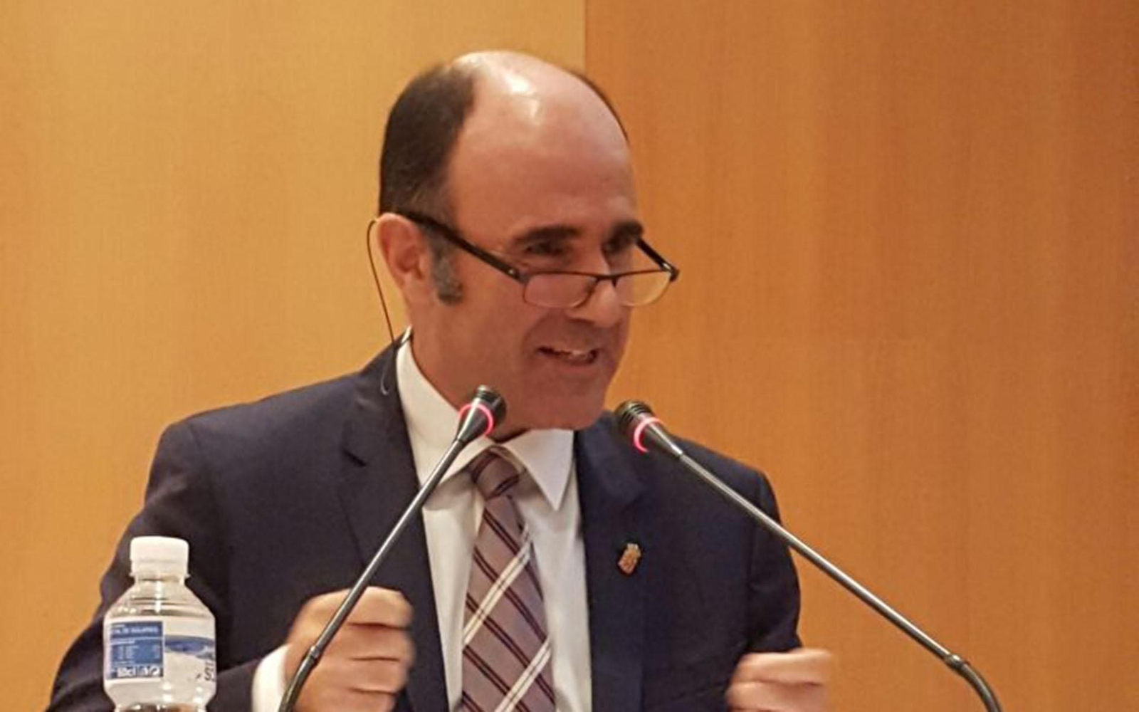 El consejero de Desarrollo Económico del Gobierno de Navarra, Manu Ayerdi