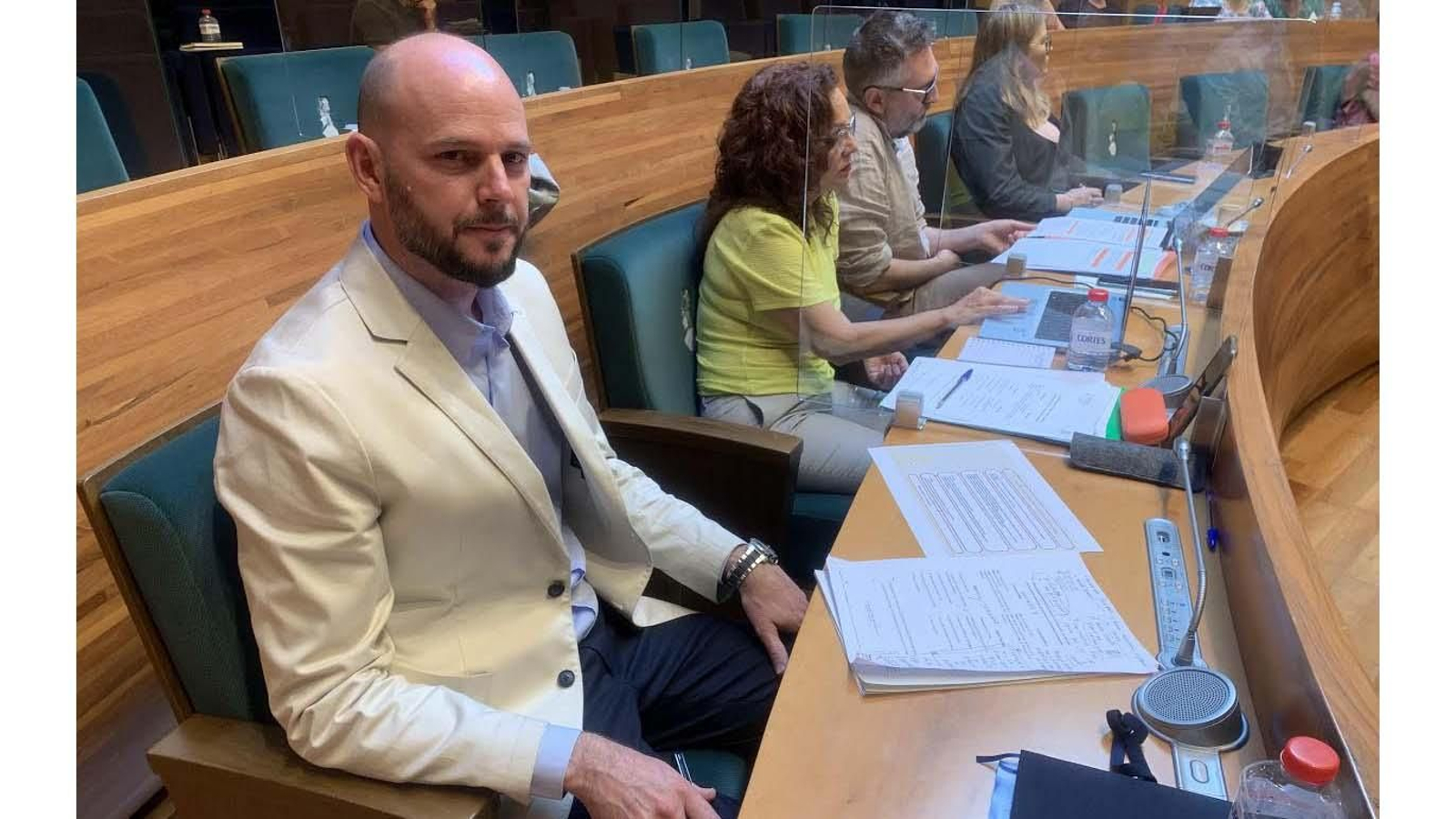 Lucas Sancho Galfrascoli, presidente del Centro Valenciano de Córdoba, (Argentina), en el Foro de Retorno de la Comunidad Valenciana