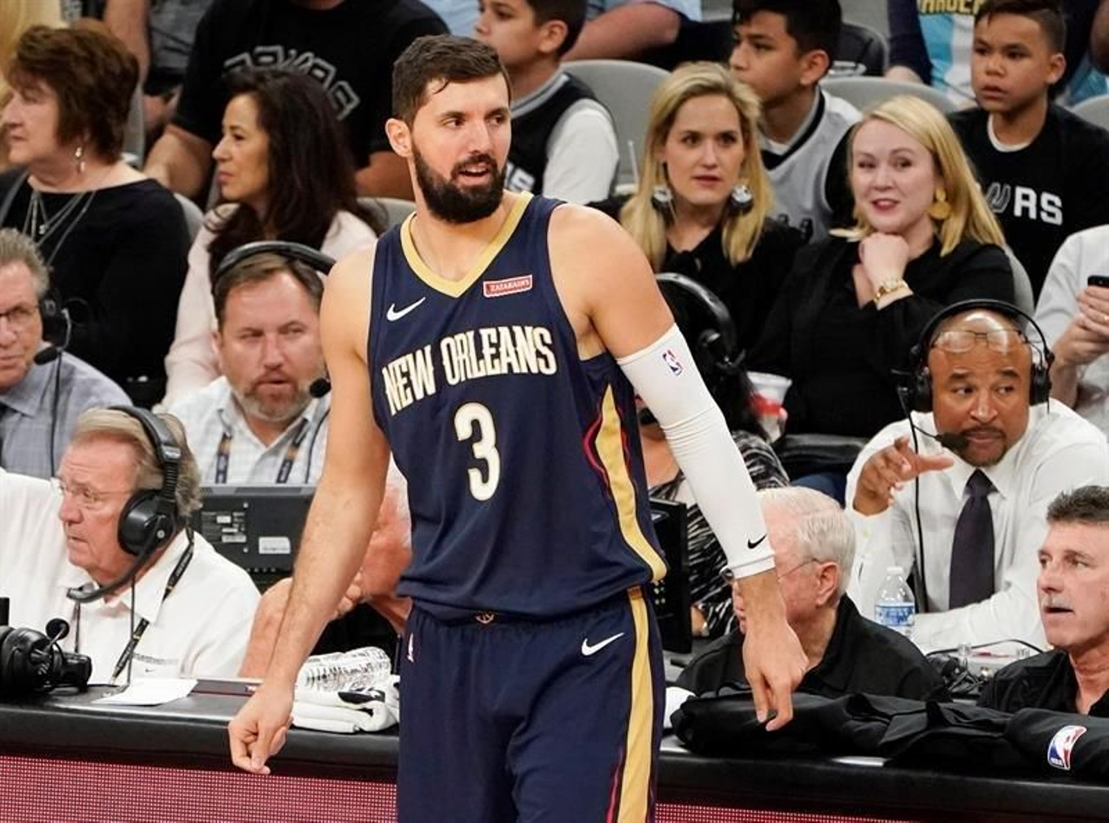 El alero español de los New Orleans Nikola Mirotic