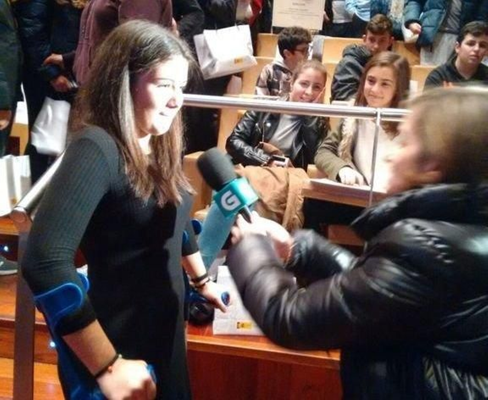 Alba Buceta, en el acto.