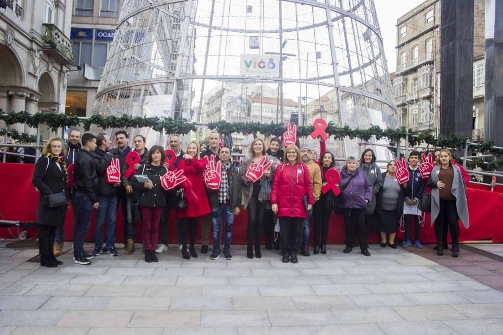 La asociación promovió una marcha a primera hora de la tarde por el Príncipe.