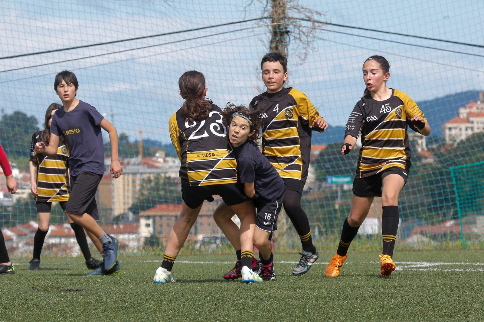 Torneo europeo de fútbol gaélico en Montecastelo.